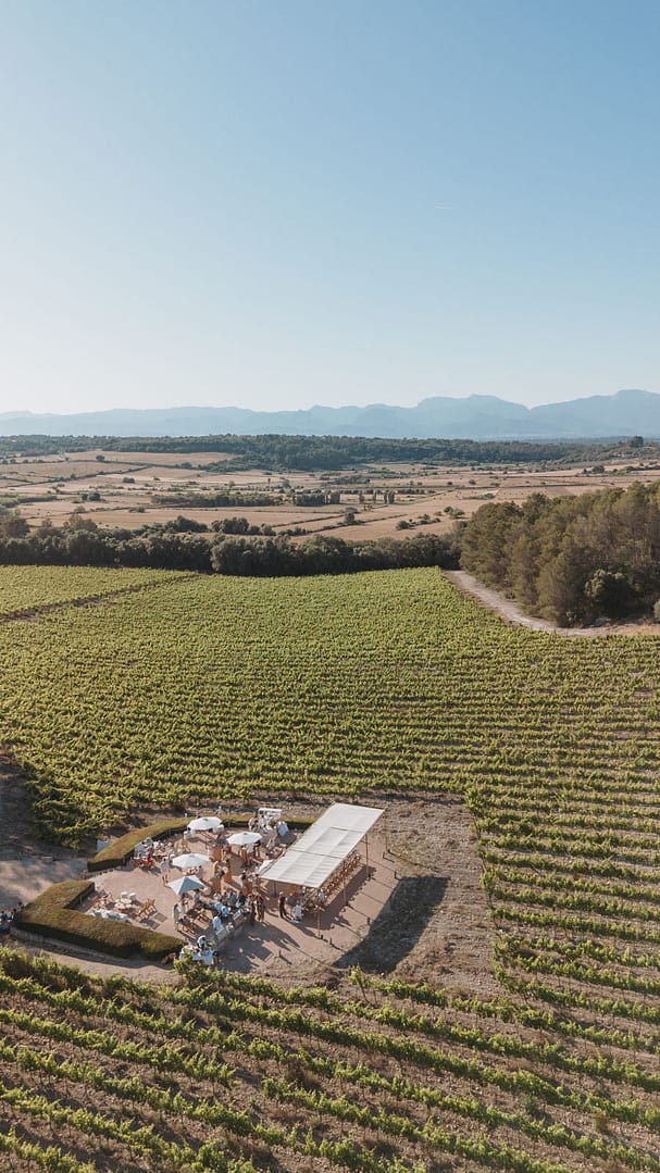 Locationscout für Hochzeiten: Outdoor Hochzeitslocation im Weinberg auf Mallorca